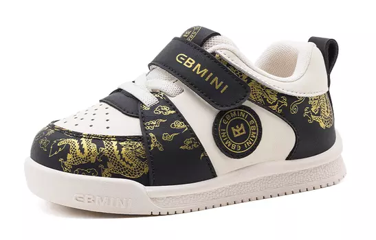 Кроссовки EBMINI inbemini Toddler Shoes TD Low-top, бежевый/черный