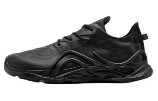 Кроссовки Ecco Casual Shoes Men Low-Top Black, черный