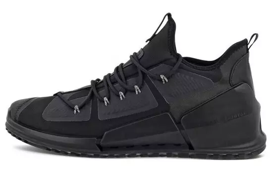 Кроссовки Ecco Casual Shoes Men Low-Top Black