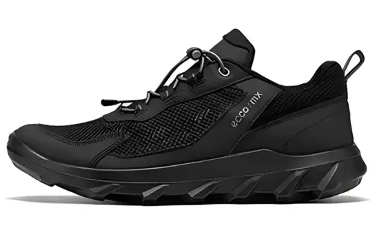 Кроссовки Ecco Casual Shoes Men Low-Top Black