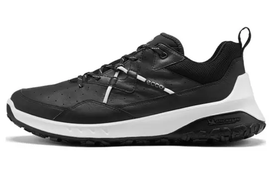 Кроссовки Ecco Casual Shoes Men Low-Top Black