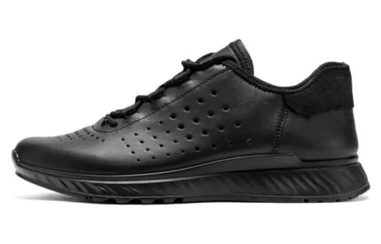 Кроссовки Ecco Casual Shoes Men Low-Top Black, черный