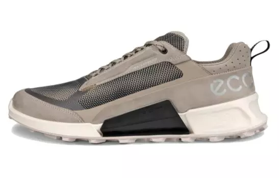 Кроссовки ecco Lifestyle Shoes Men Low-top Off Black, серый/черный