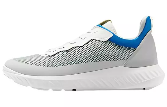 Кроссовки ecco Lifestyle Shoes Men Low-top Gray/Blue, серый/синий