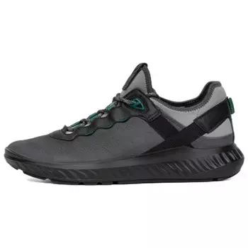 Кроссовки ecco Lifestyle Shoes Men Low-top Dark Gray, темно-серый