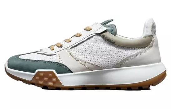 Кроссовки ecco Lifestyle Shoes Men Low-top Green, зеленый