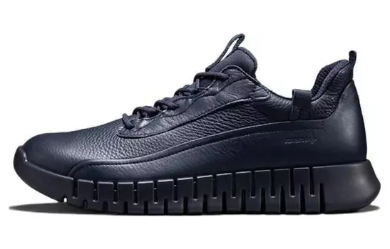 Кроссовки ecco Lifestyle Shoes Men Low-top Midnight Blue, синий