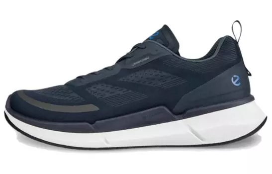 Кроссовки ecco Lifestyle Shoes Men Low-top Dark Blue, темно-синий