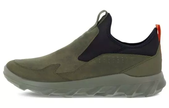 Кроссовки ecco Lifestyle Shoes Men Low-top Olive Green, зеленый