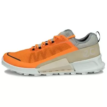 Кроссовки ecco Lifestyle Shoes Men Low-top Gray-orange, синий
