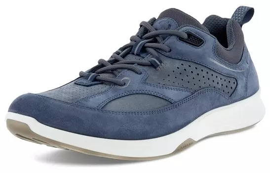 Кроссовки ecco Lifestyle Shoes Men Low-top Dark Blue, темно-синий