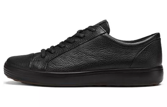 Кроссовки ecco Skateboarding Shoes Men Low-top Black, черный