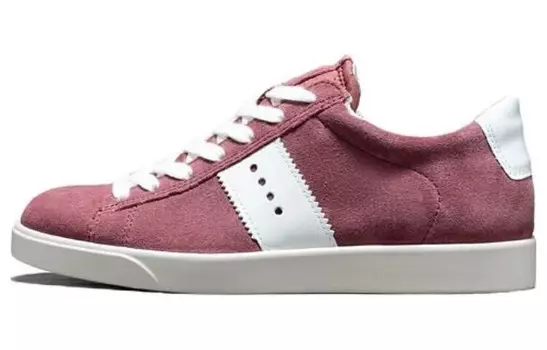 Кроссовки ecco Skateboarding Shoes Women's Low-top White/Red, белый/красный