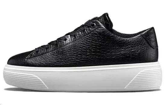 Кроссовки ecco Skateboarding Shoes Women's Low-top Black, черный