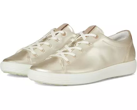 Кроссовки ECCO Soft 7 Floral Sneaker, цвет Pure White Gold Floral Trim