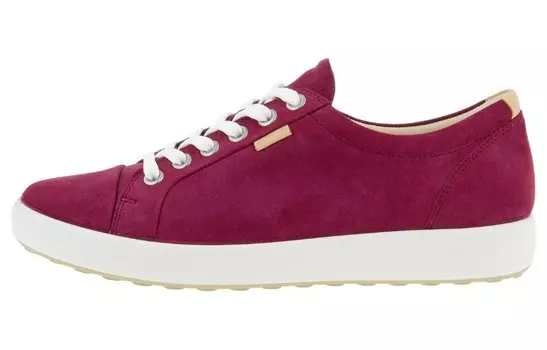 Кроссовки ecco Soft 7 Stylish Skateboarding Shoes Women's Low-top Purple, фиолетовый
