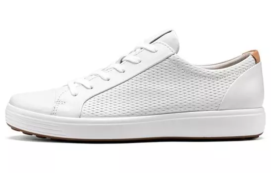 Кроссовки ecco Soft Cool Lifestyle Shoes Men Low-top White, белый