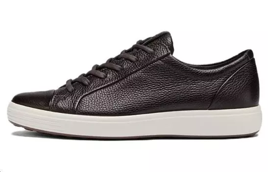 Кроссовки ecco Soft Cool Skateboarding Shoes Men Low-top Mocha Brown, цвет Mocha