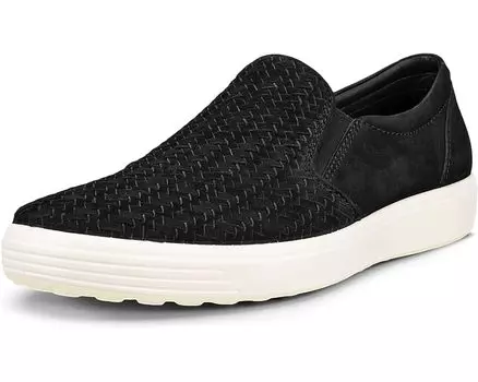 Кроссовки ECCO Soft Seven Woven Slip-On, черный