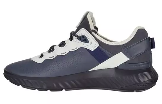 Кроссовки ecco St.1 Lifestyle Shoes Men Low-top Gray/Blue, серый/синий