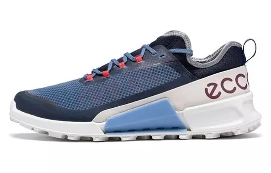 Кроссовки ecco Step 2.1 Series Lifestyle Shoes Men Low-top Ocean Blue, синий