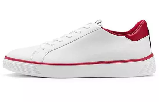 Кроссовки Ecco Street Fun Break Stylish Skateboarding, белый/красный