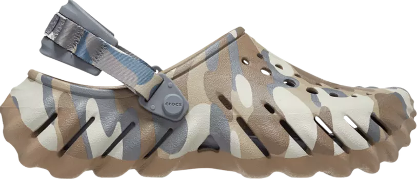 Кроссовки Echo Redux Clog 'Charcoal Camo', кремовый