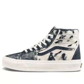 Кроссовки eco theory sk8-hi tapered high-top sneakers blue/white Vans, синий