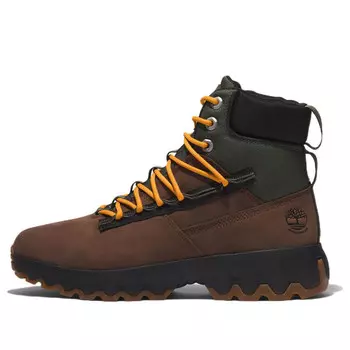 Кроссовки edge waterproof boots 'dark brown nubuck' Timberland, коричневый