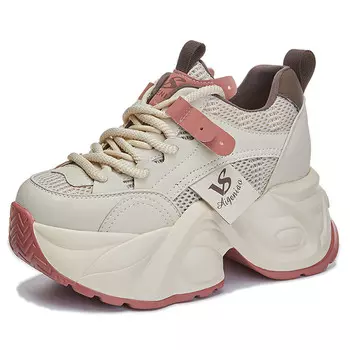 Кроссовки Egger bird Chunky Sneakers Women's Low-top, бежевый