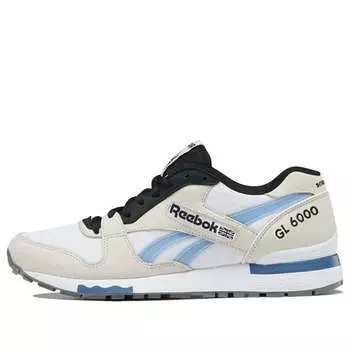 Кроссовки eightyone x gl 6000 retro wear-resistant shoes/sneakers white blue Reebok, белый