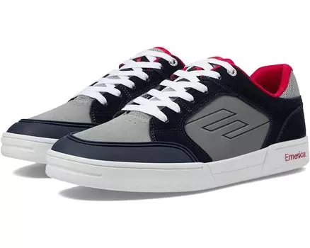 Кроссовки Emerica Heritic, цвет Navy/Grey/Red
