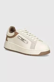 Кроссовки Emporio Armani, бежевый