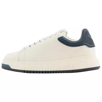 Кроссовки EMPORIO ARMANI Chunky Leather Sneakers, белый