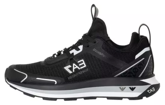 Кроссовки EMPORIO ARMANI EA7 Lifestyle Shoes Men Low-top Black, черный