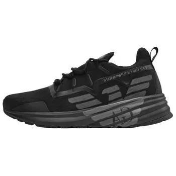 Кроссовки EMPORIO ARMANI EA7 Lifestyle Shoes Men Low-top Black, черный
