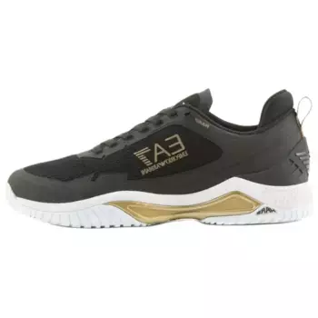 Кроссовки EMPORIO ARMANI EA7 Lifestyle Shoes Unisex Low-top Black, черный