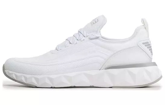 Кроссовки EMPORIO ARMANI EA7 Lifestyle Shoes Unisex Low-top White, белый