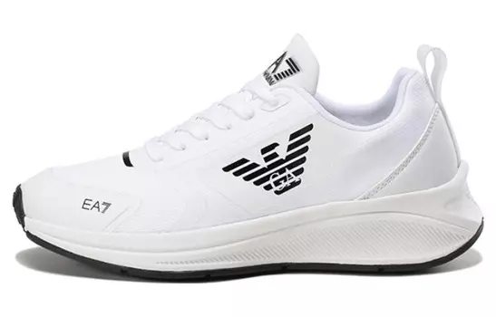 Кроссовки EMPORIO ARMANI EA7 Lifestyle Shoes Unisex Low-top White, белый