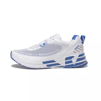 Кроссовки EMPORIO ARMANI EA7 Lifestyle Shoes Unisex Low-top Blue/white, белый/синий