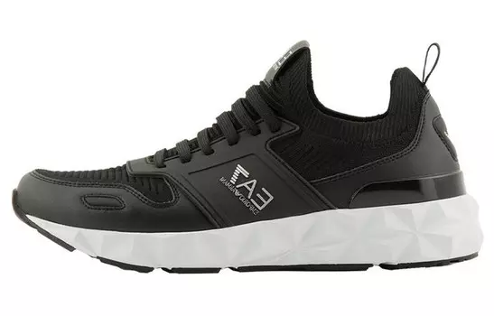 Кроссовки EMPORIO ARMANI EA7 Lifestyle Shoes Unisex Low-top Black, черный