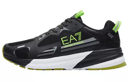 Кроссовки EMPORIO ARMANI EA7 Lifestyle Shoes Unisex Low-top Black, черный