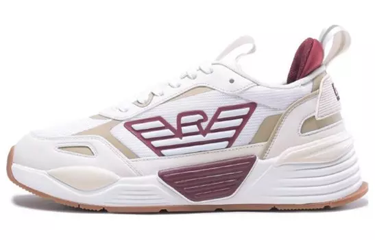 Кроссовки EMPORIO ARMANI EA7 Lifestyle Shoes Unisex Low-top White, цвет Off White