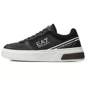 Кроссовки EMPORIO ARMANI EA7 Skateboarding Shoes Men Low-top Black, черный