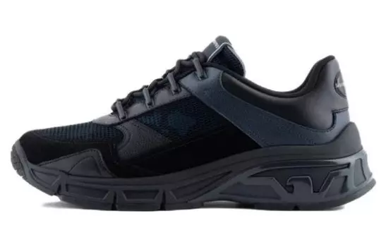 Кроссовки EMPORIO ARMANI Lifestyle Shoes Men Low-top Black, черный