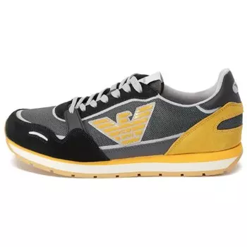 Кроссовки EMPORIO ARMANI Lifestyle Shoes Men Low-top Green, зеленый