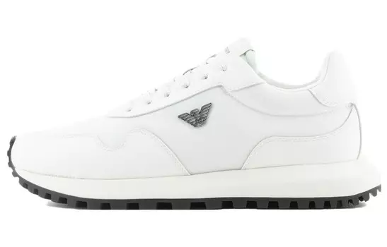 Кроссовки EMPORIO ARMANI Lifestyle Shoes Men Low-top White, белый