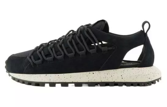 Кроссовки EMPORIO ARMANI Lifestyle Shoes Men Low-top Black, черный