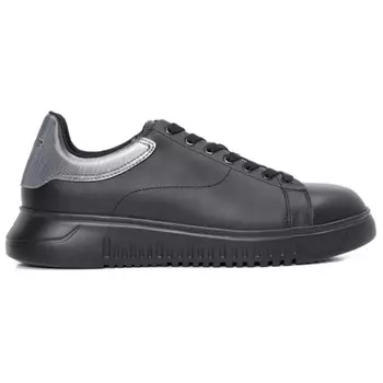 Кроссовки Emporio Armani Skateboarding, черный/серебристый