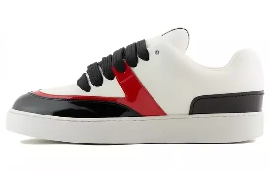 Кроссовки EMPORIO ARMANI Skateboarding Shoes Men Low-top White, белый